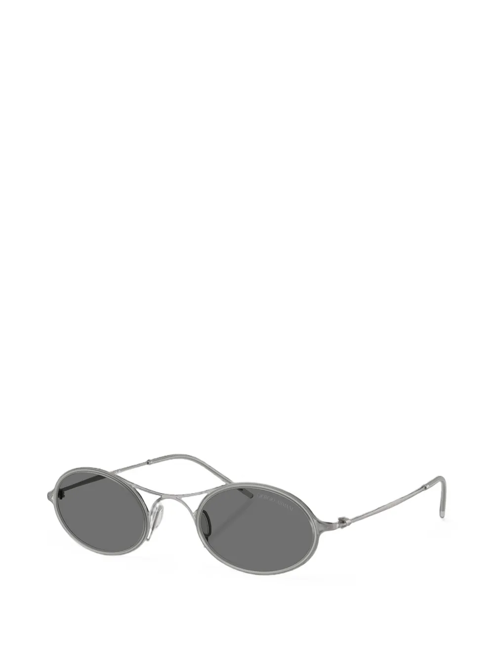 Giorgio Armani oval-frame sunglasses Grijs