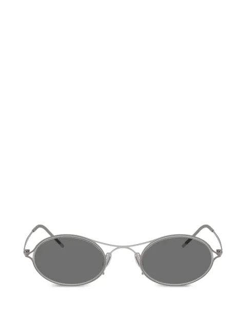 Giorgio Armani lentes de sol con armazón ovalada