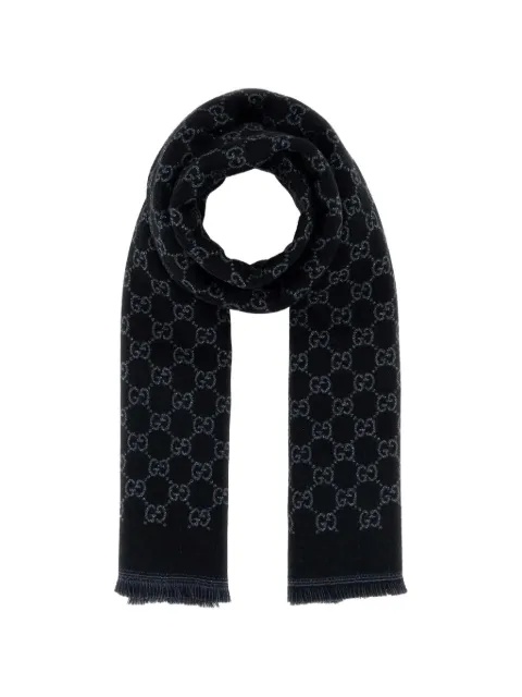 Gucci écharpe frangée à motif GG Supreme