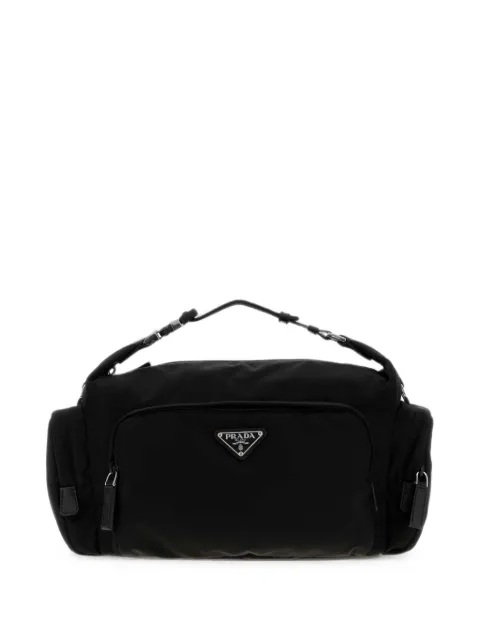 Prada Re-Nylon-and-saffiano-leather shoulder bag