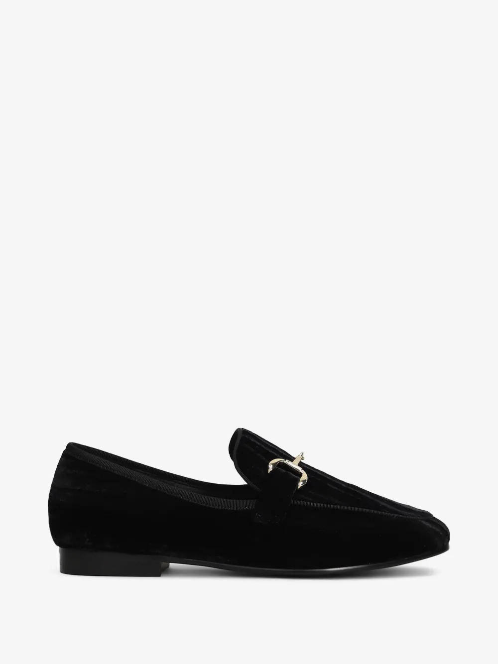 Ashe horsebit-detail velvet loafers