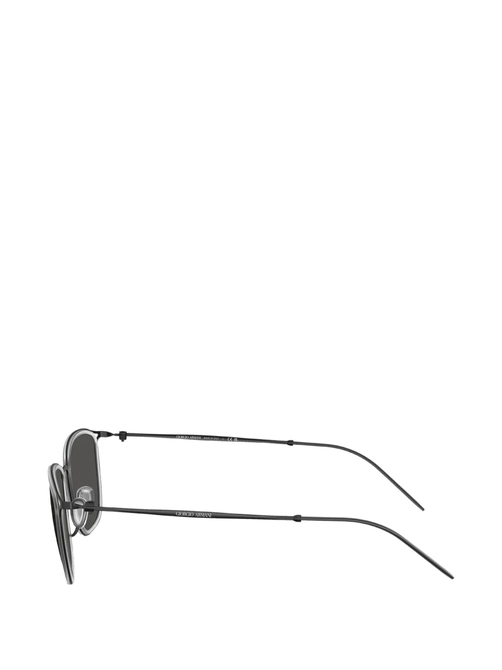 Giorgio Armani square-frame sunglasses Zwart