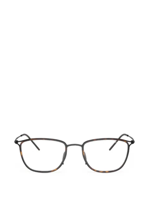 Giorgio Armani tortoiseshell-effect square-frame glasses