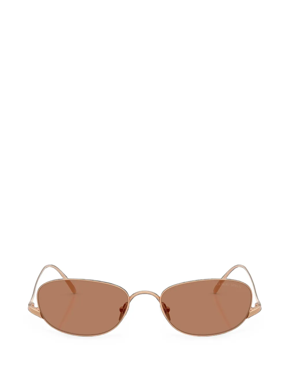 Giorgio Armani rectangle-frame sunglasses Goud