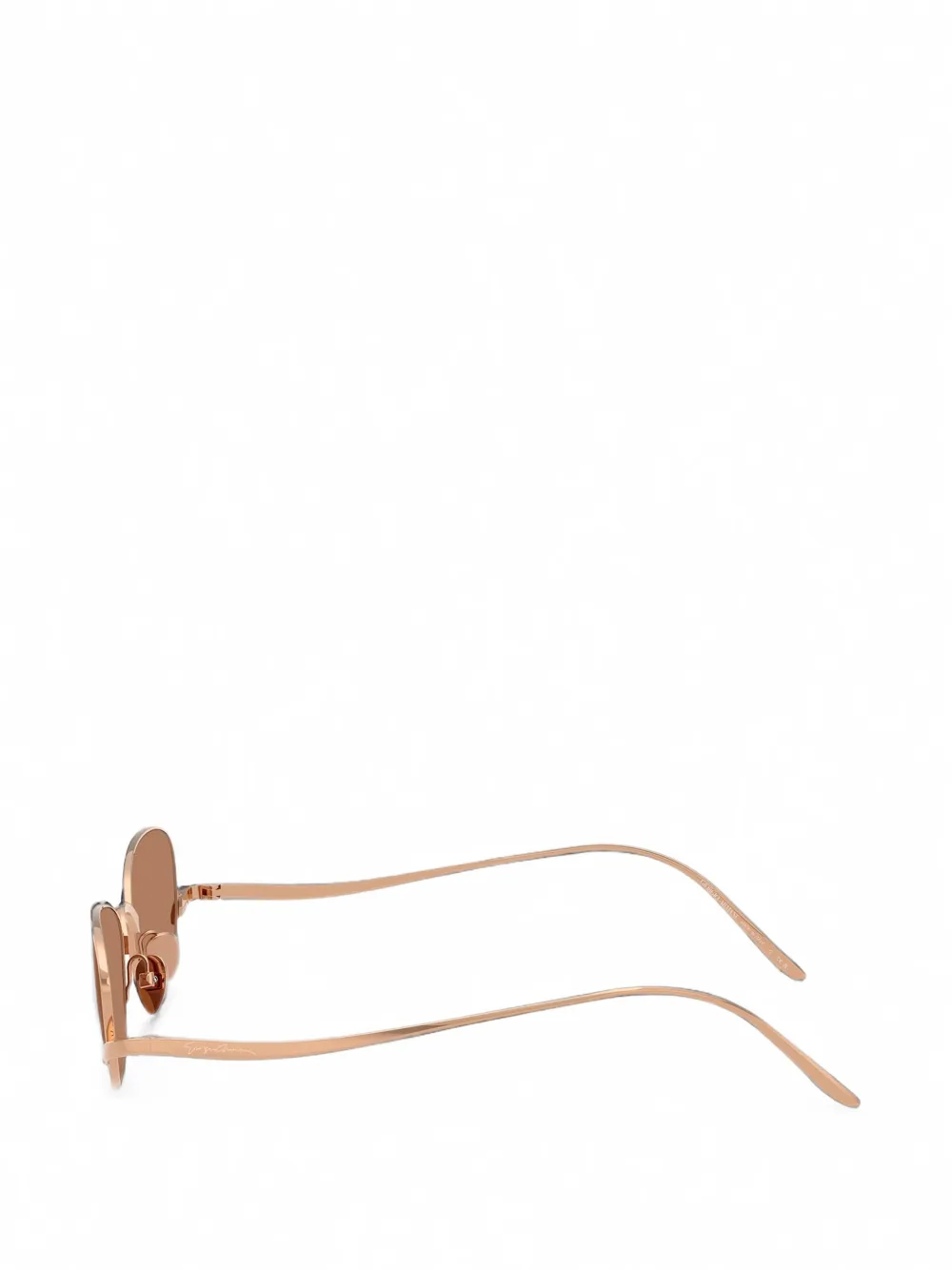 Giorgio Armani rectangle-frame sunglasses Goud