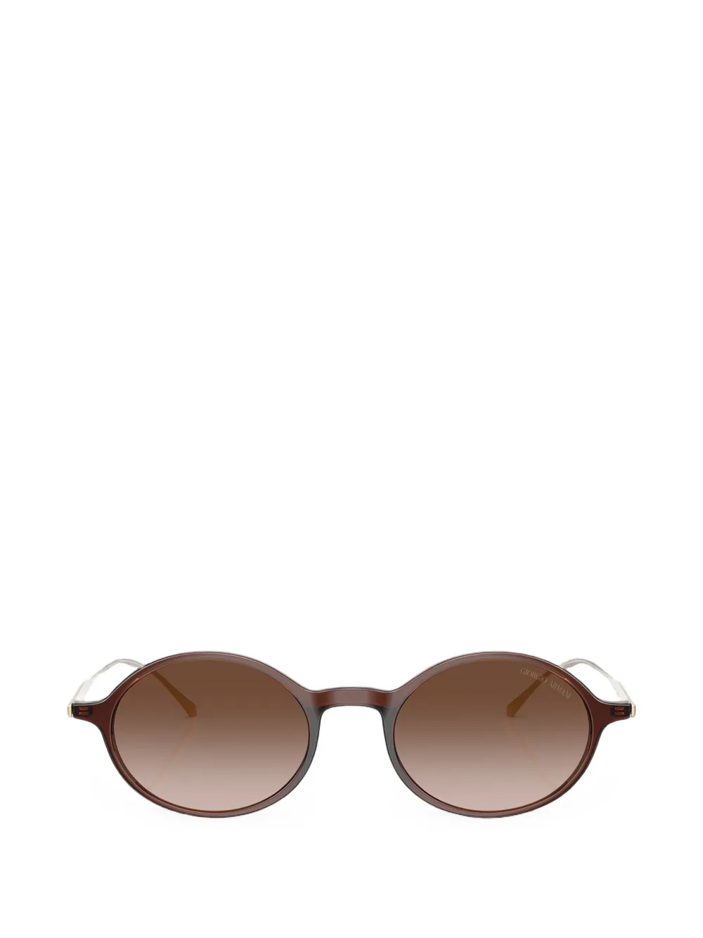 Giorgio Armani Occhiali da sole tondi - Marrone