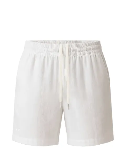 TRUE TRIBE drawstring-waist linen shorts