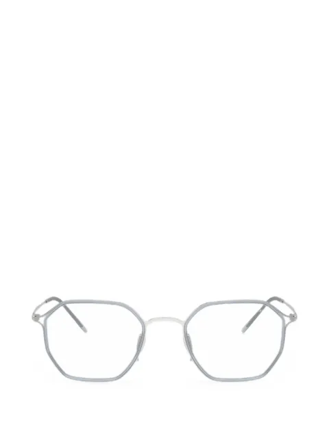 Giorgio Armani lentes de sol con armazón geométrica