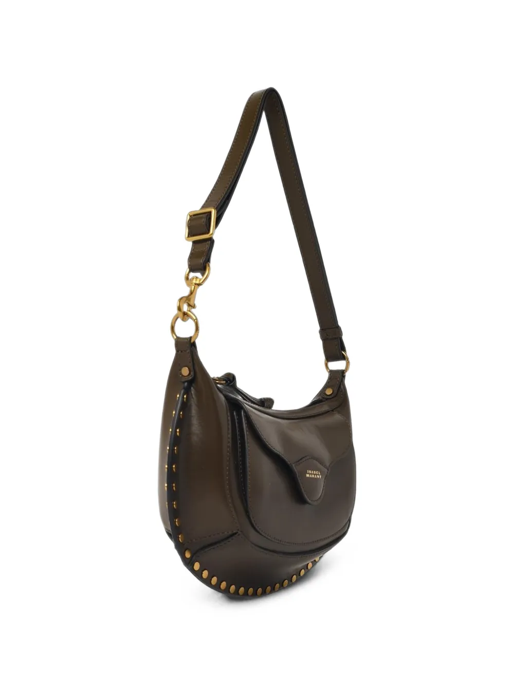 ISABEL MARANT Moon Pocket schoudertas verfraaid met studs Groen