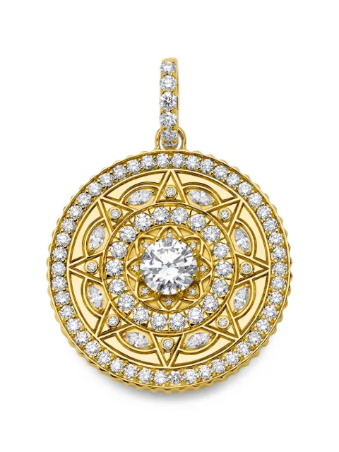 BUDDHA MAMA Mandala diamond pendant