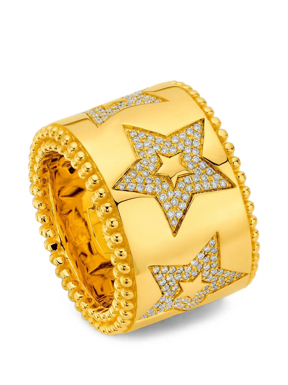 Buddha Mama Stern-ring Mit Diamant In Gold