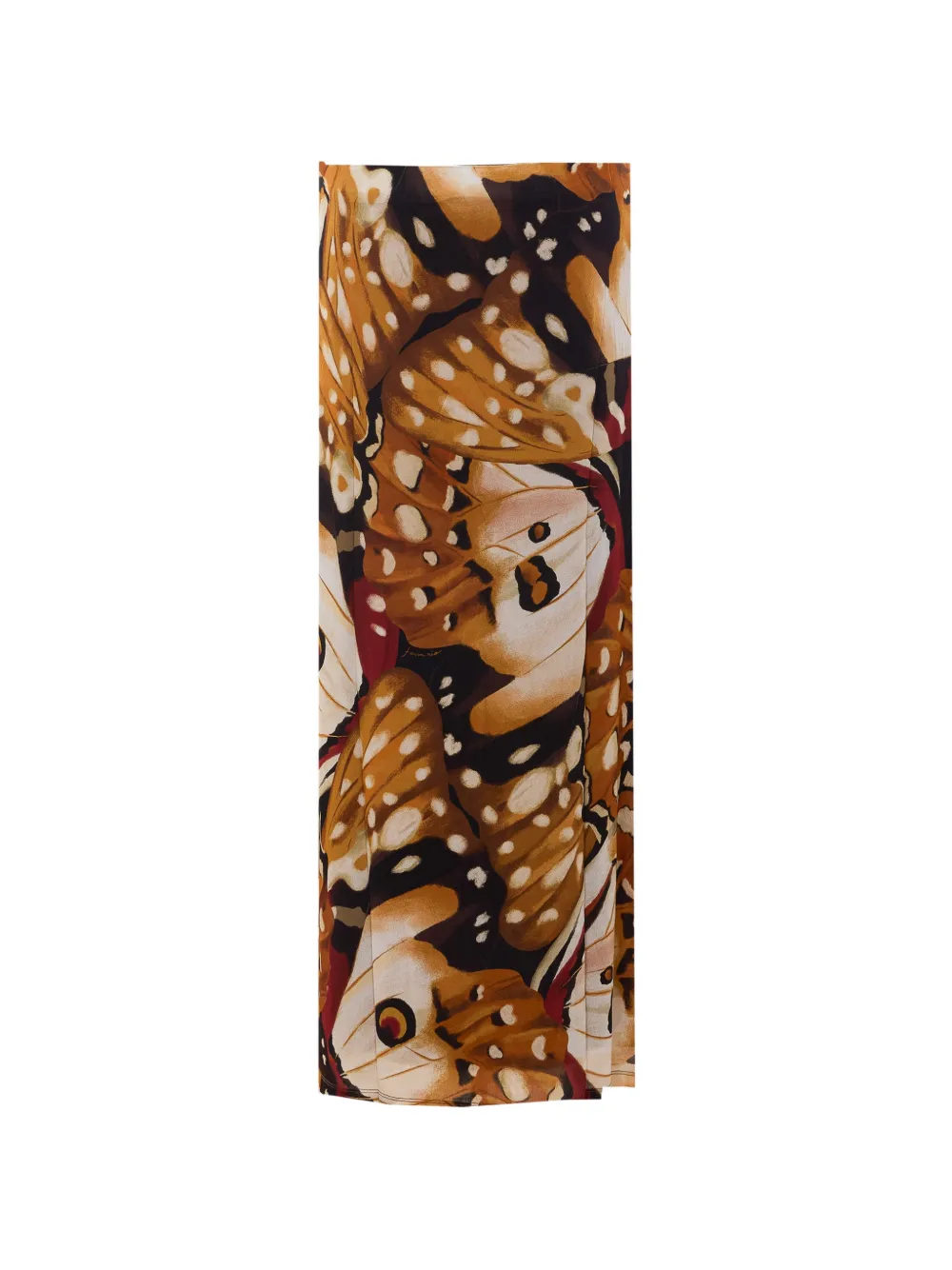 FARM Rio Borbofly butterfly-print midi skirt