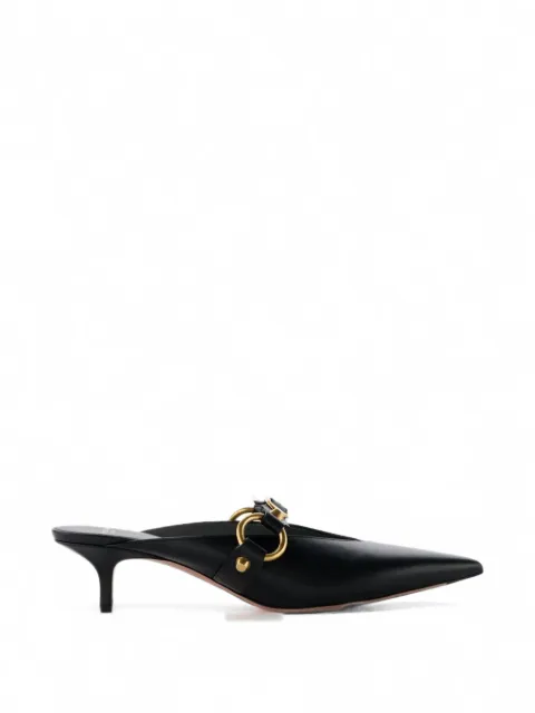 Balenciaga City studded leather mules