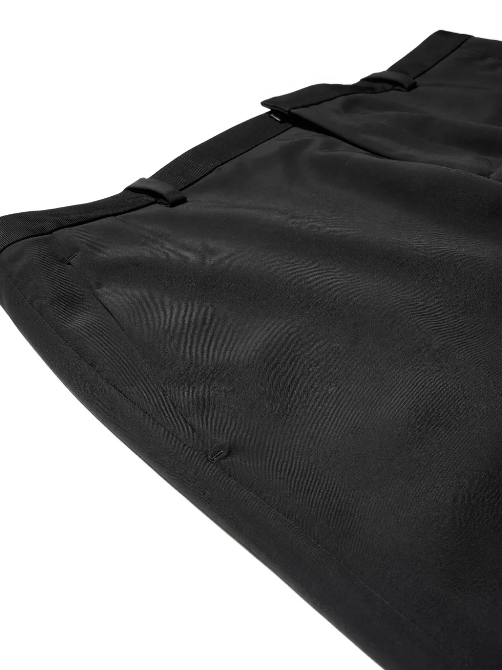 Gucci stretch technical polyester pants Zwart