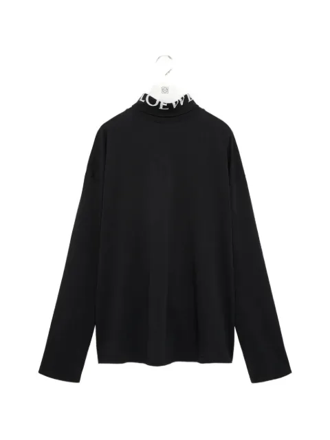 LOEWE logo-print high-neck T-shirt