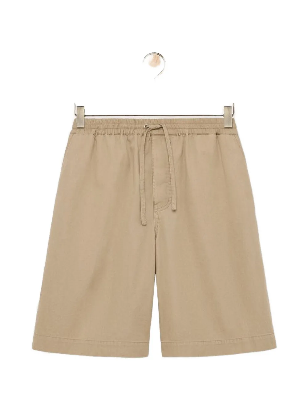 LOEWE Anagram-embroidered drawstring shorts - Toni neutri