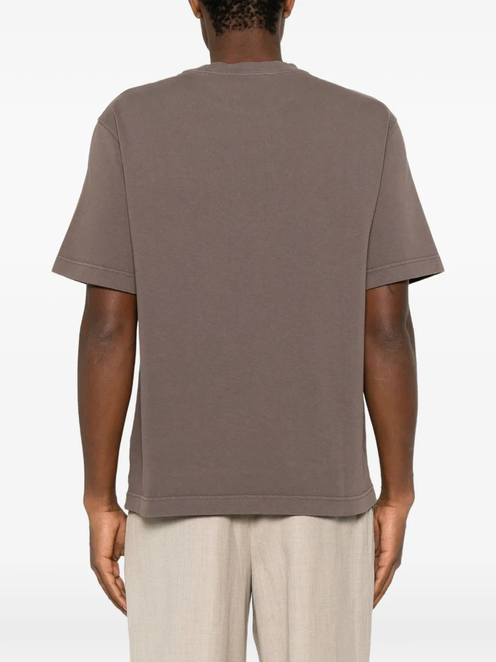 Jacquemus Gros Grain T-shirt Bruin