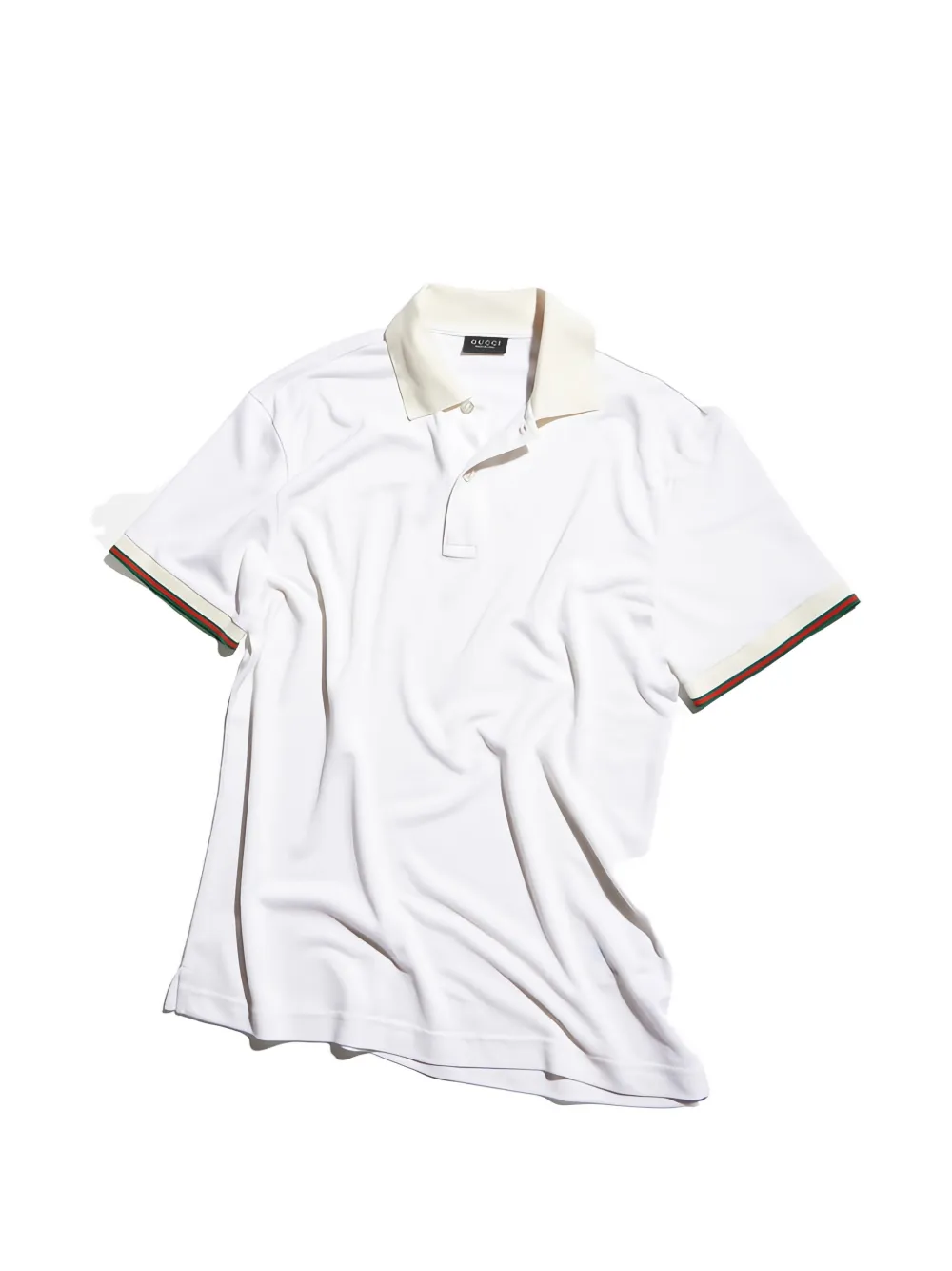Gucci Poloshirt met streep Wit