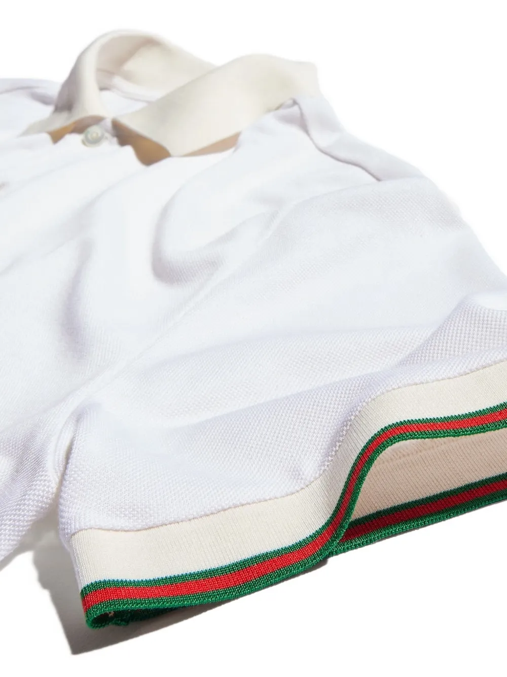 Gucci Poloshirt met streep Wit