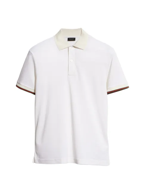 Gucci Web-stripe polo shirt
