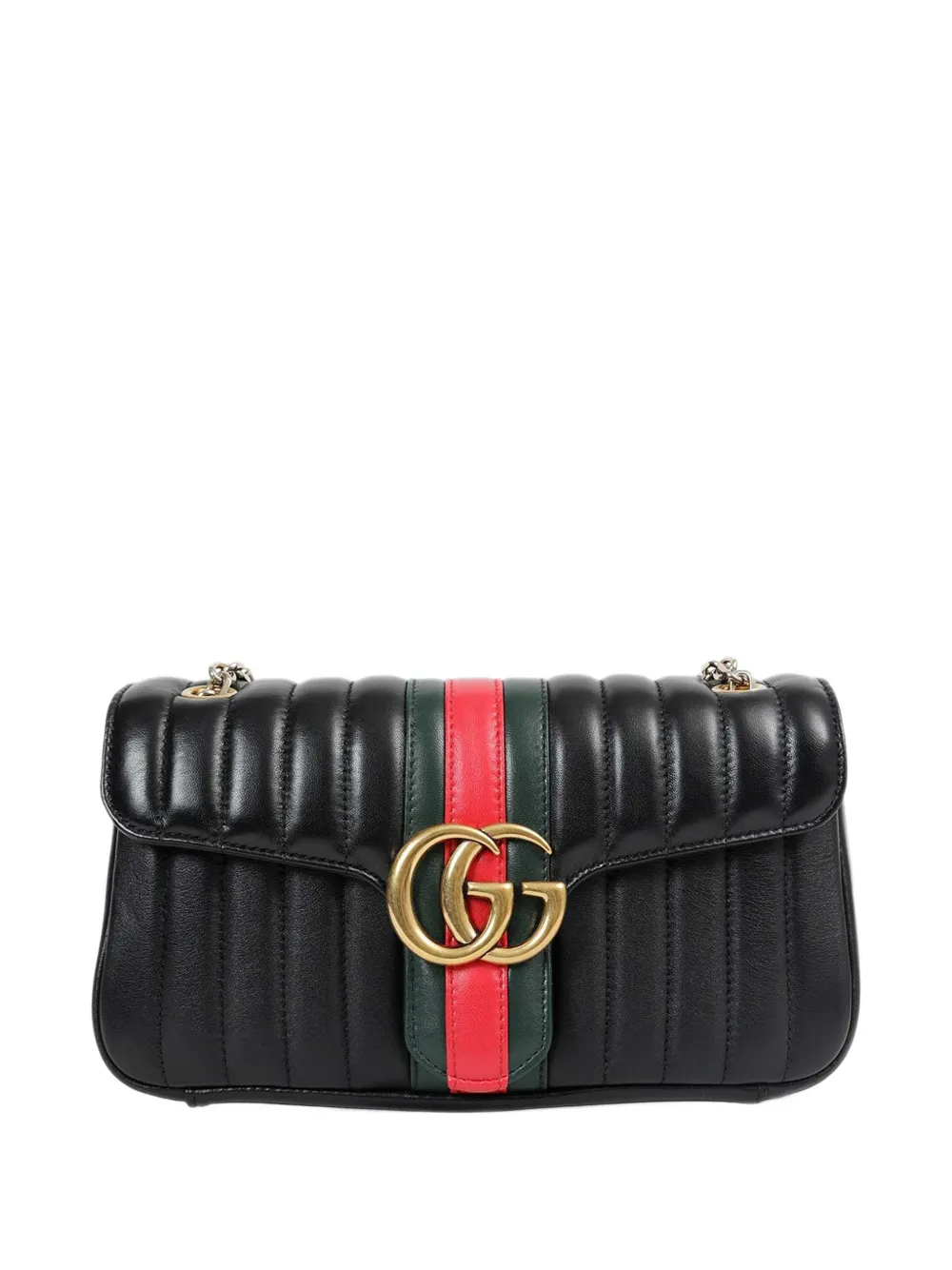 Gucci Jetset GG Marmont medium shoulder bag - Black