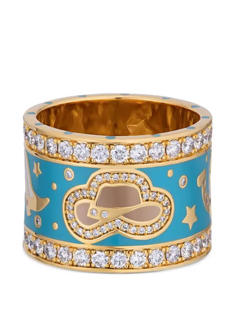 BUDDHA MAMA Cowgirl diamond band ring