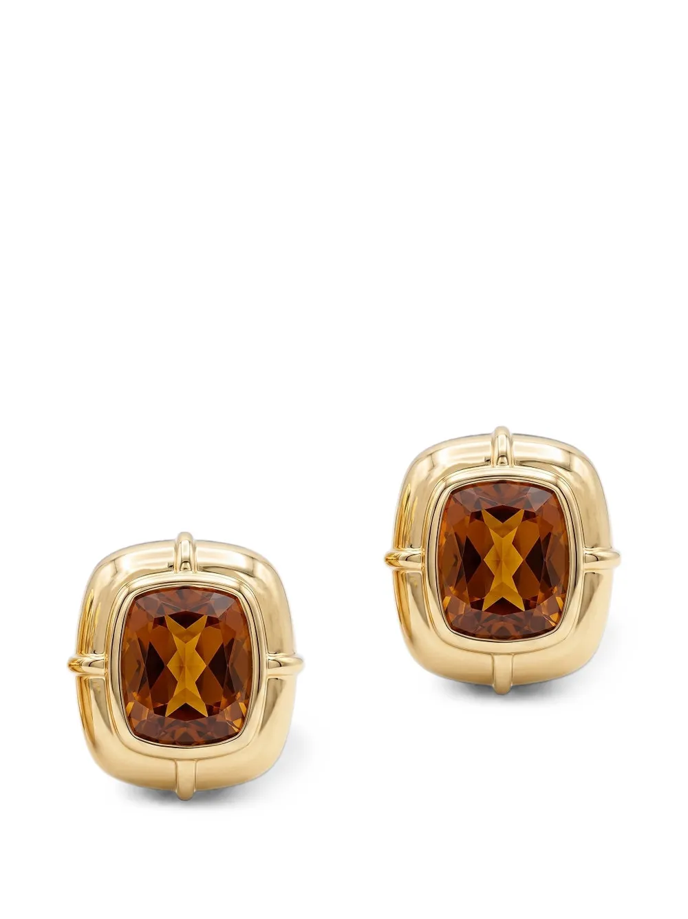 Goshwara zircon cushion earrings · OS