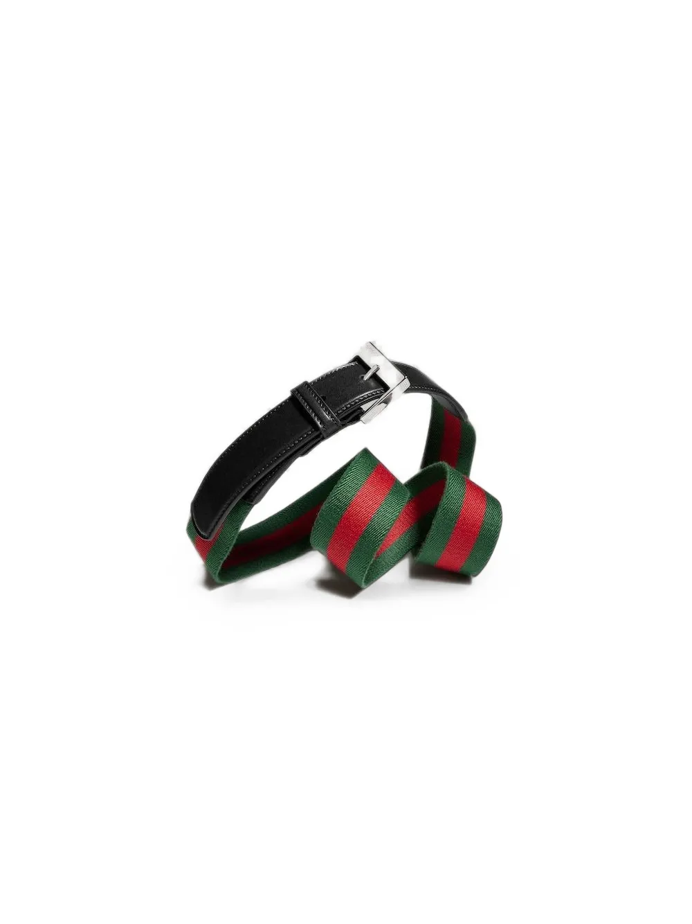 Gucci Riem met vierkante gesp Zwart