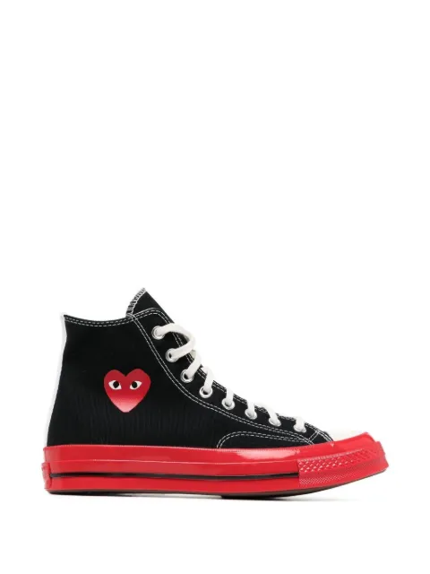 Comme Des Garçons Play x Converse Chuck 70 heart-print high-top sneakers