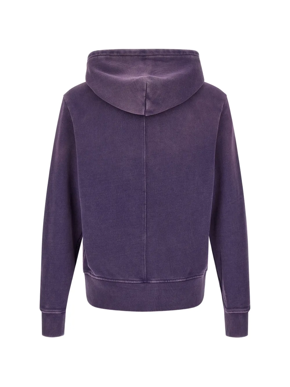 ENTIRE STUDIOS Hoodie met rits en verwassen effect Paars