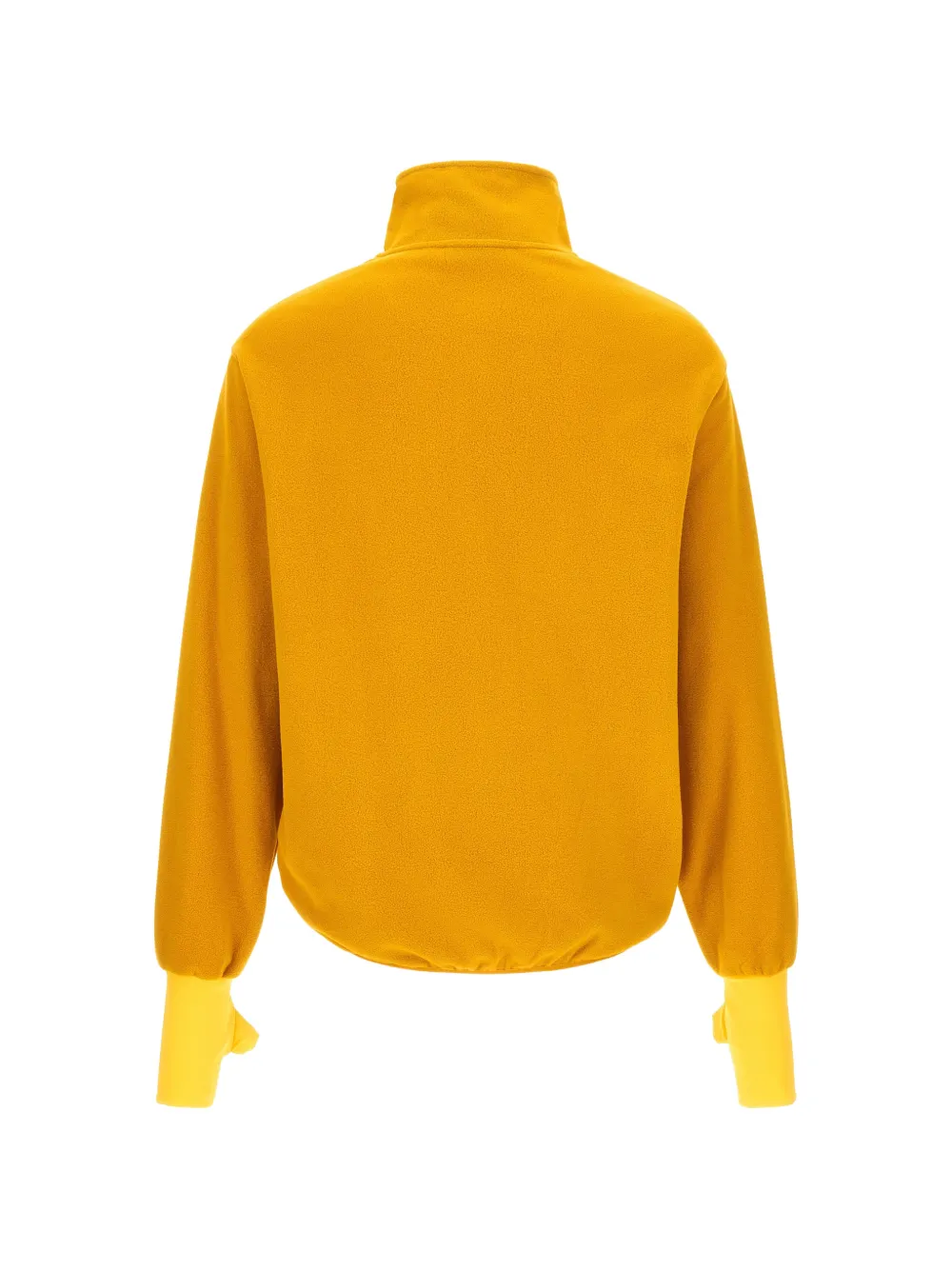 ENTIRE STUDIOS Shell Fleece half-zip sweater Geel