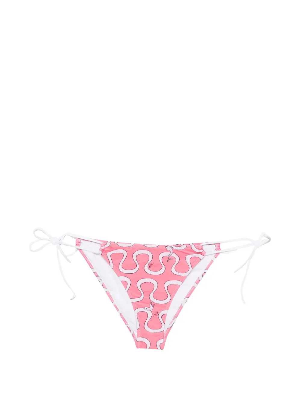 PUCCI Marmo-print chain-link bikini bottoms - Rosa