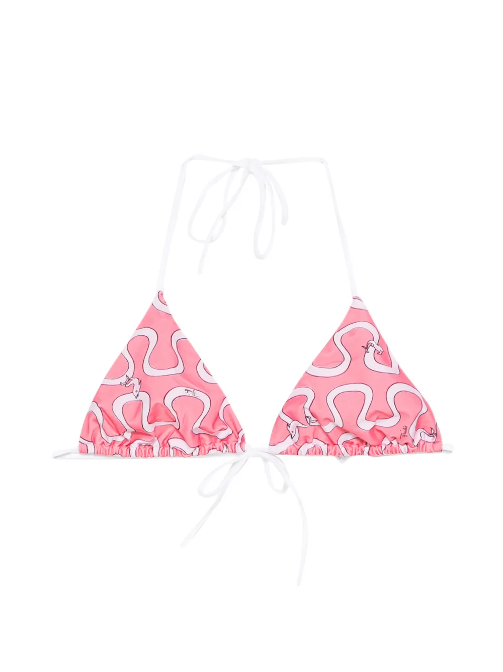 PUCCI triangle bikini top - Rosa