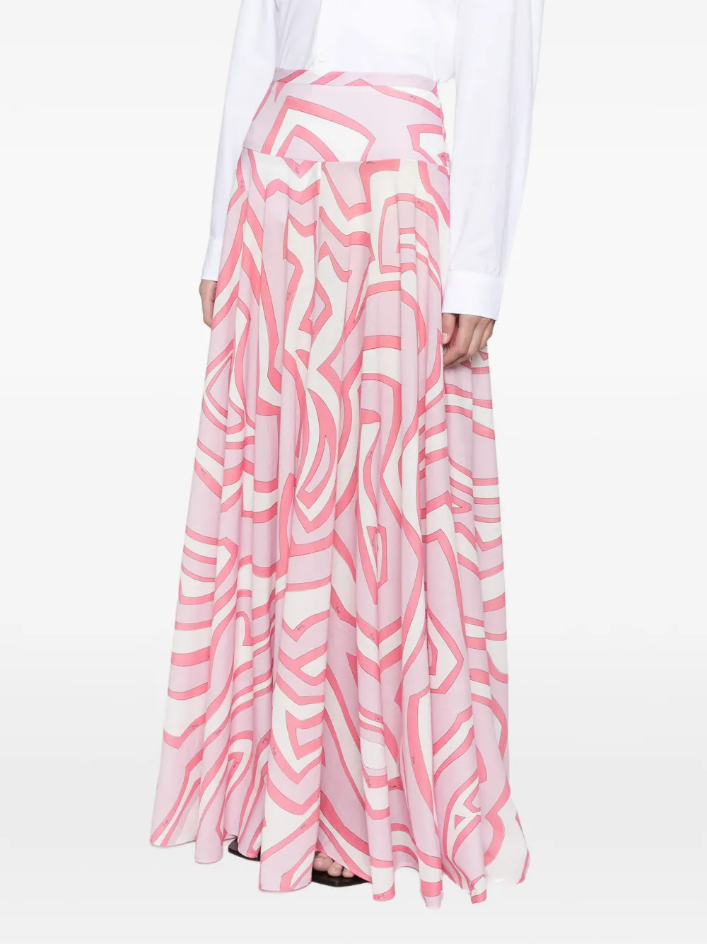 PUCCI cotton maxi skirt Roze