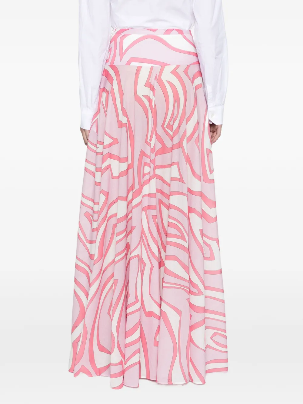 PUCCI cotton maxi skirt Roze