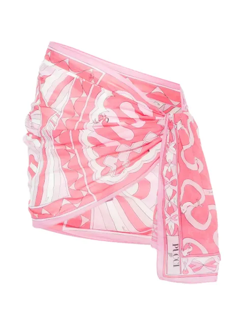 PUCCI abstract-print cotton skirt