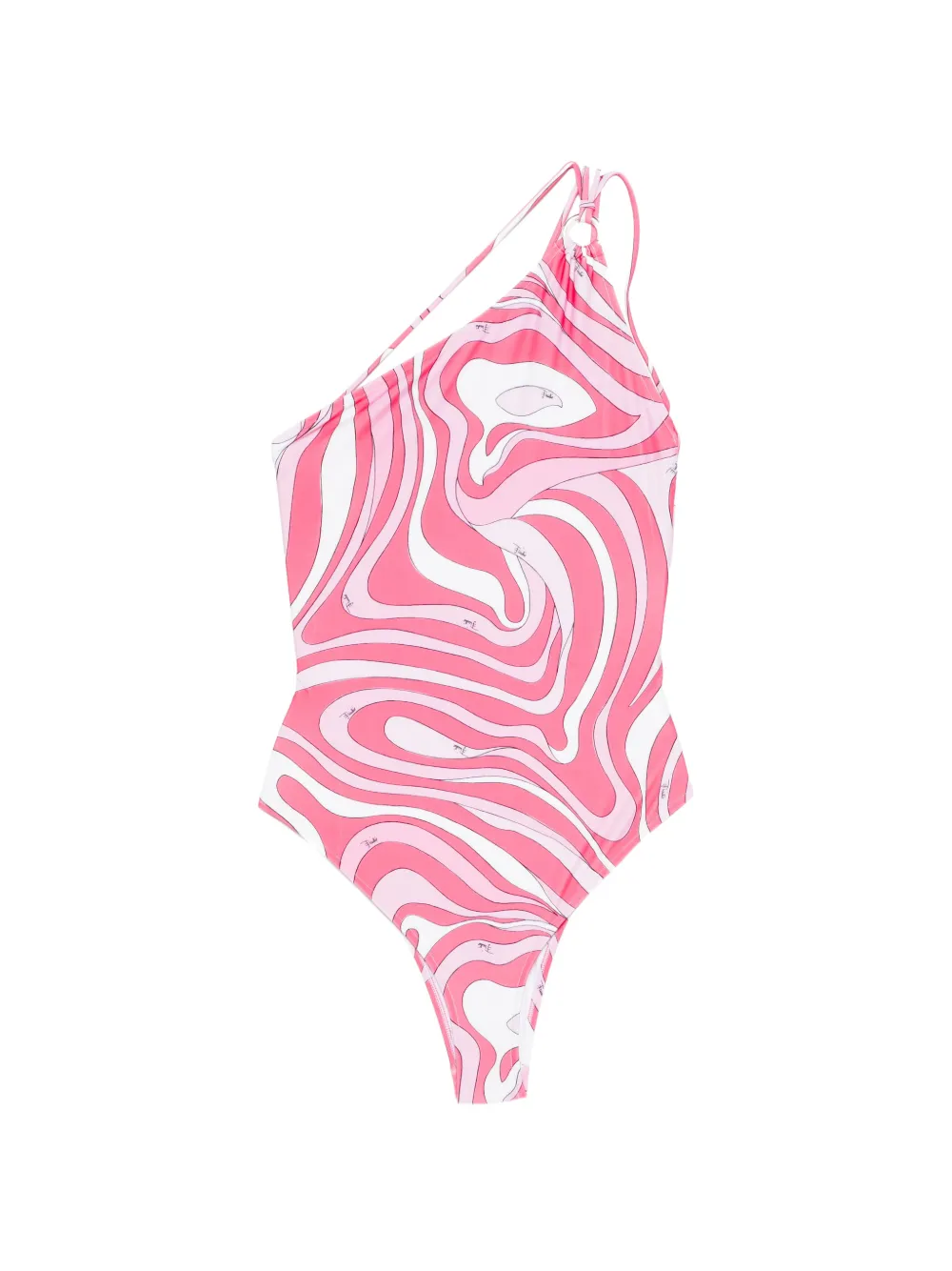 PUCCI one-shoulder swimsuit - Rosa