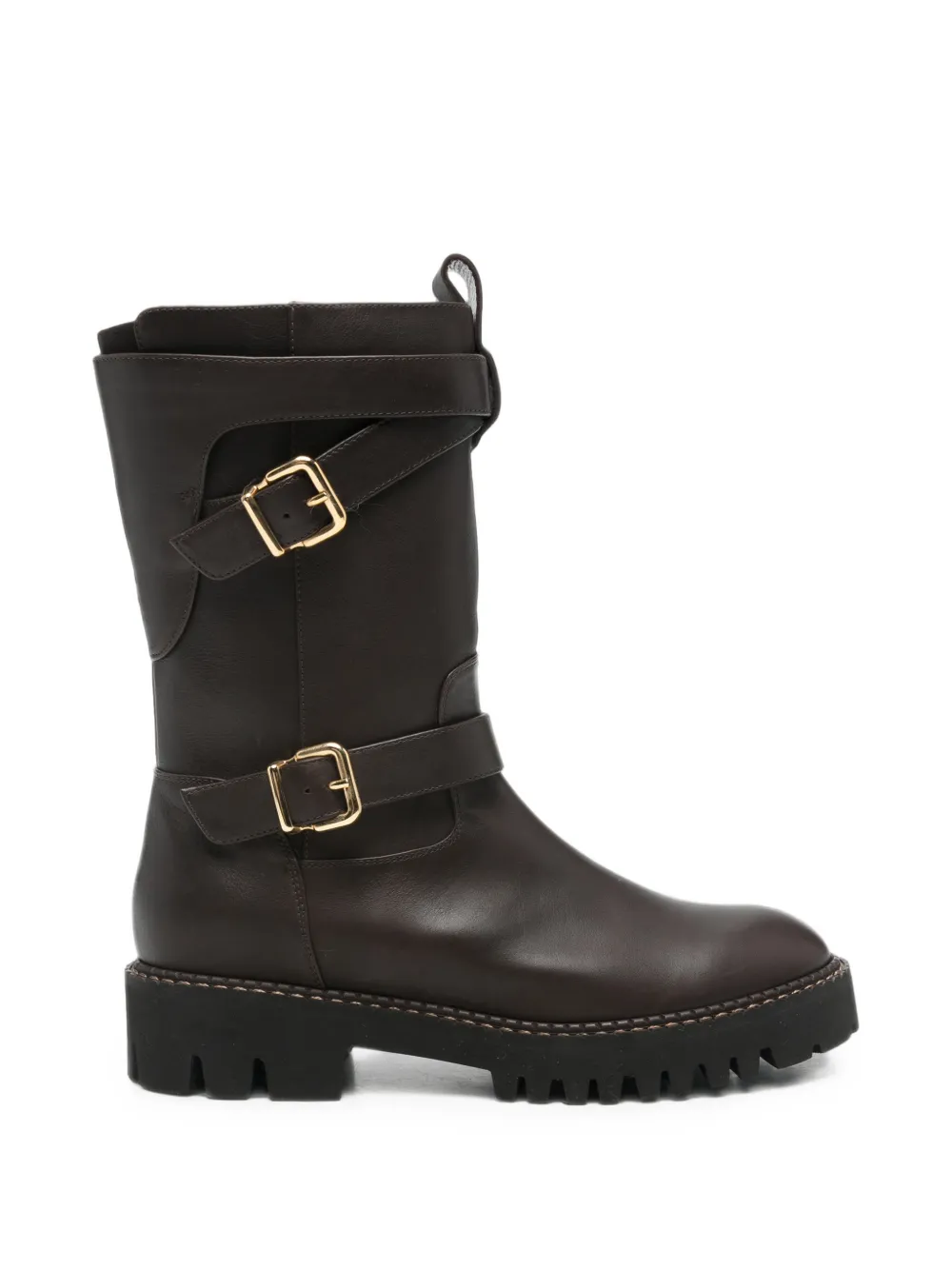 TRUMAN´S buckle-strap leather boots