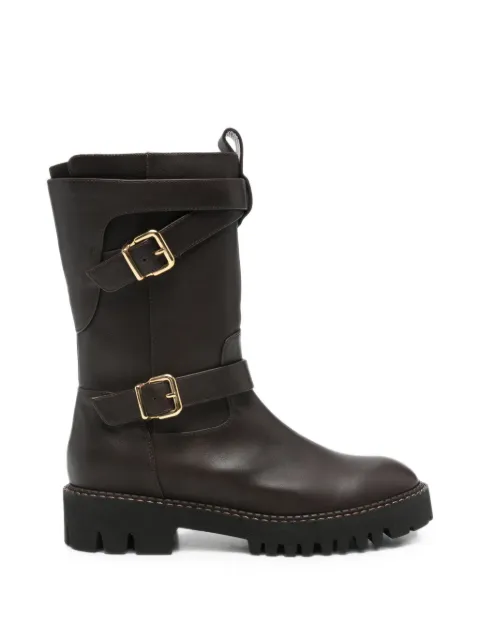 TRUMAN´S buckle-strap leather boots