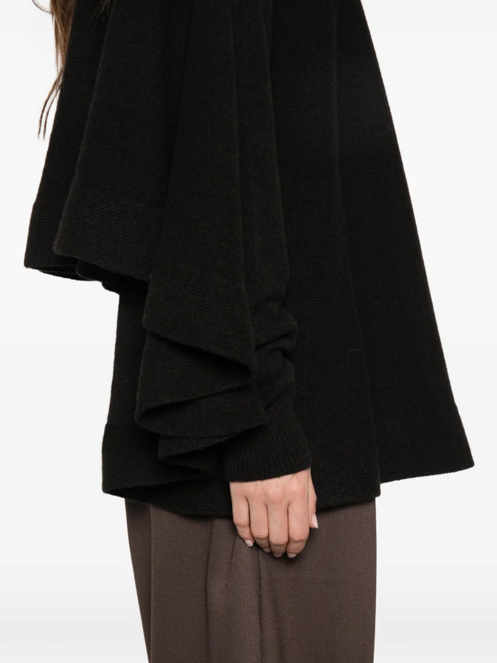 Jacquemus Coltrui met ruches Bruin