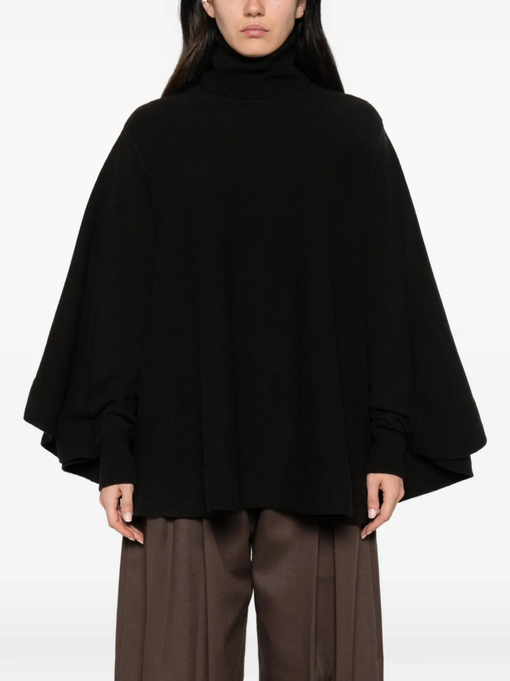 Jacquemus Coltrui met ruches Bruin