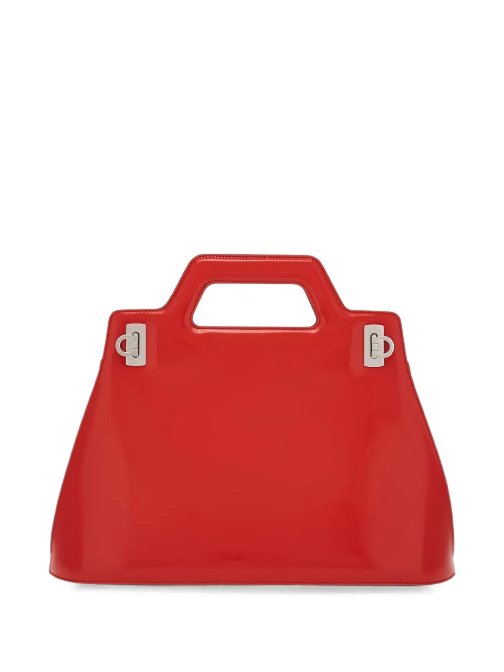 Ferragamo geometric leather shoulder bag