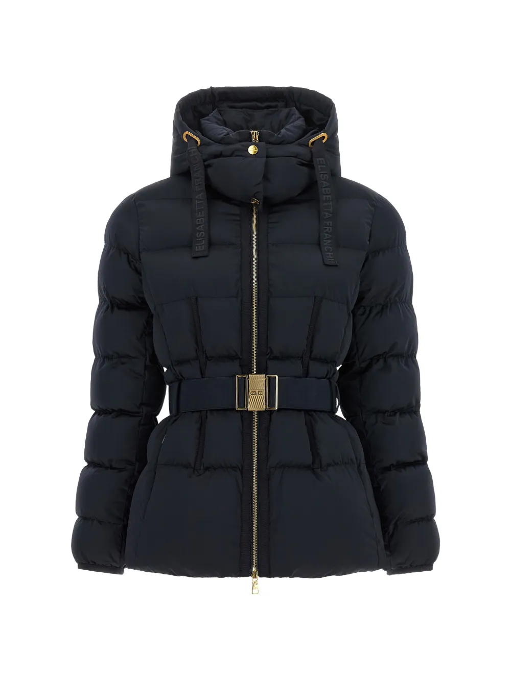Elisabetta Franchi down jacket in voile fabric