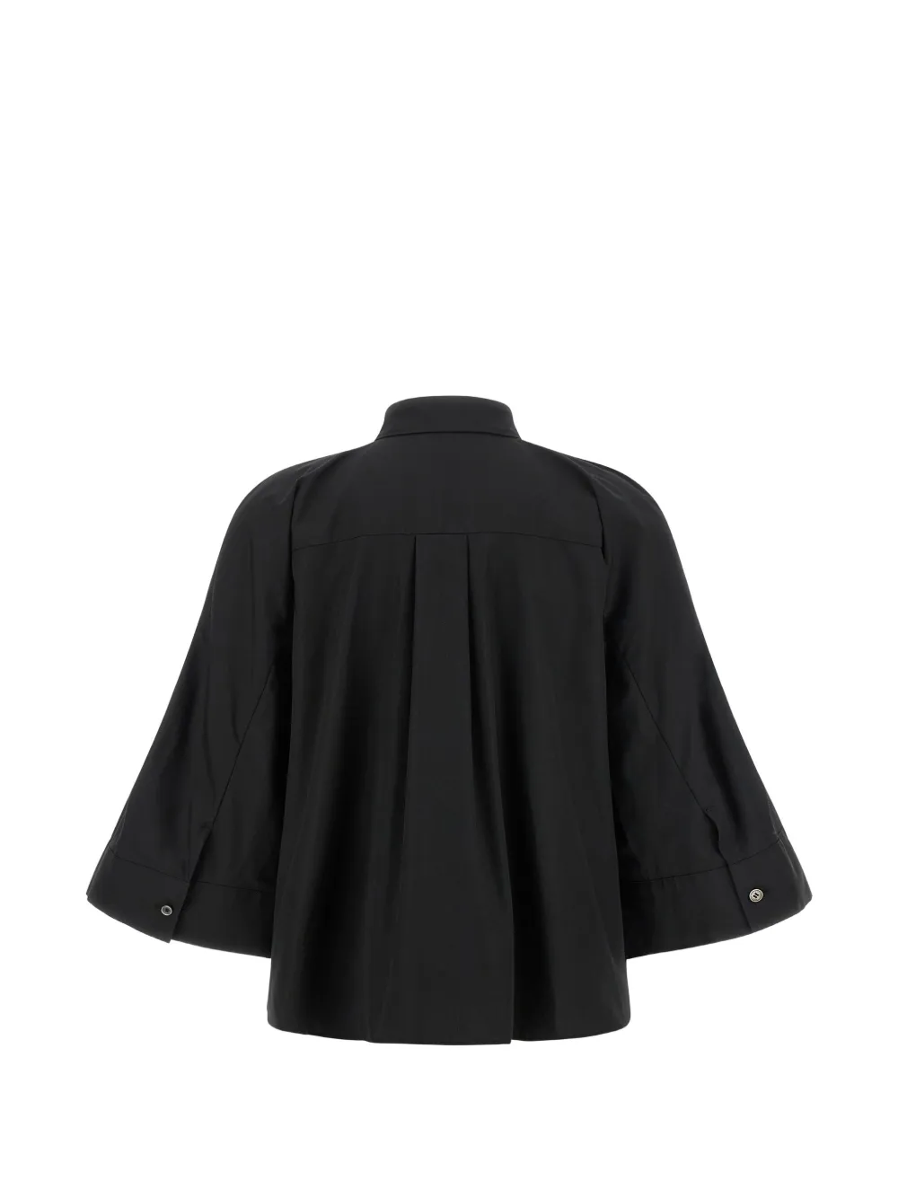 sacai Blouse met flared mouwen Zwart