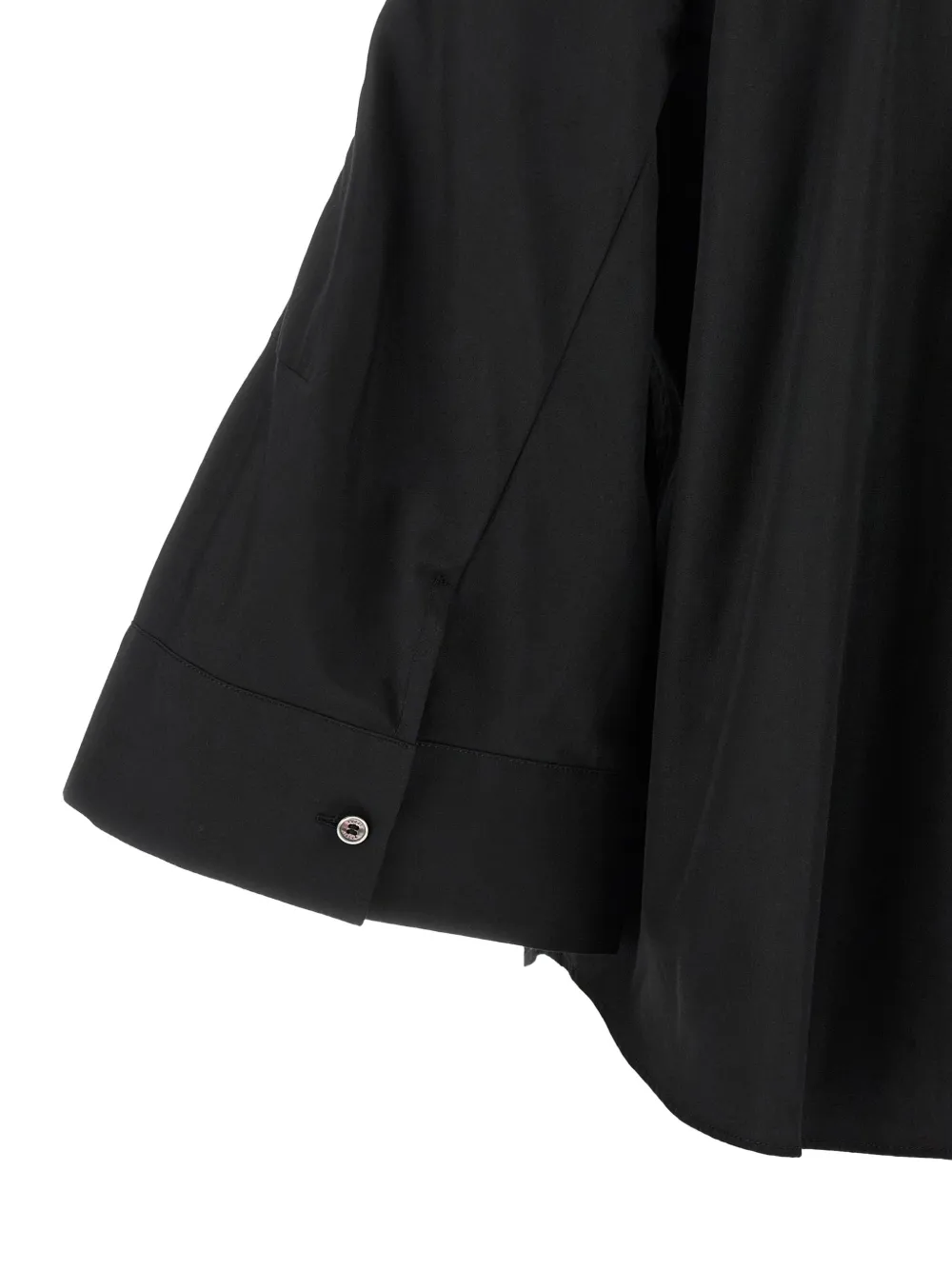 sacai Blouse met flared mouwen Zwart