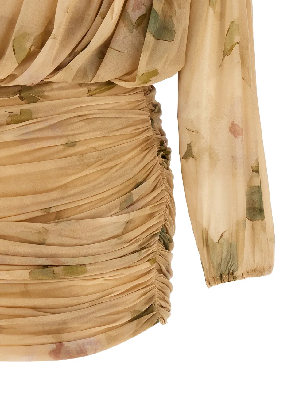 Magda Butrym Mini-jurk met bloemenprint Beige