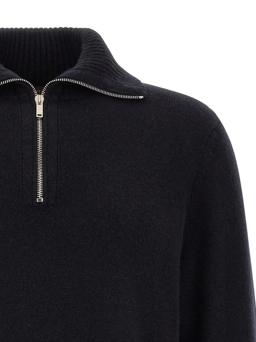 Zanone Trui met halve rits Blauw