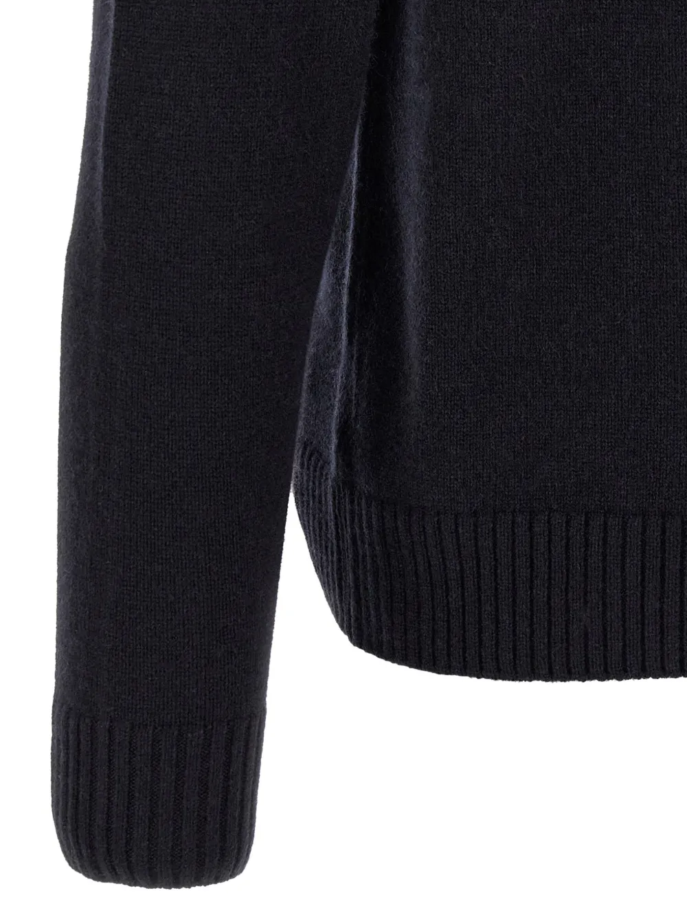 Zanone Trui met halve rits Blauw