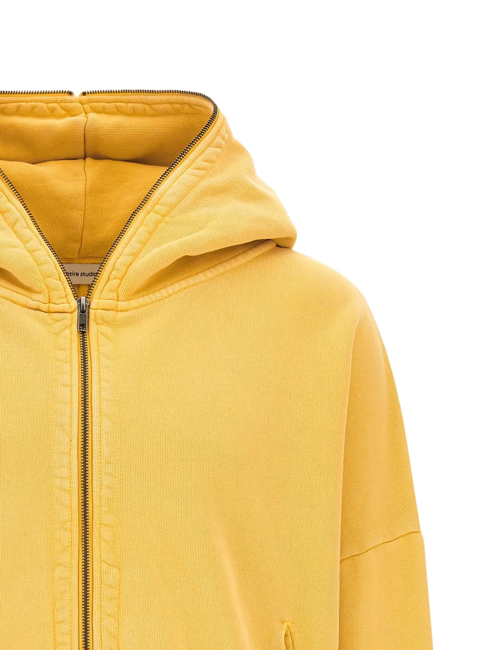 ENTIRE STUDIOS Eternal zip-up hoodie Geel