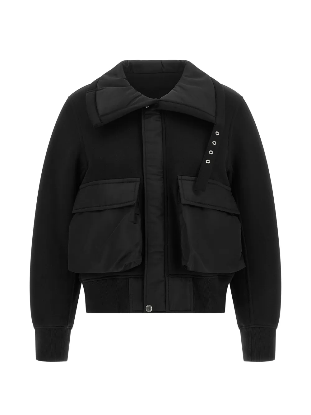 sacai panelled cargo jacket